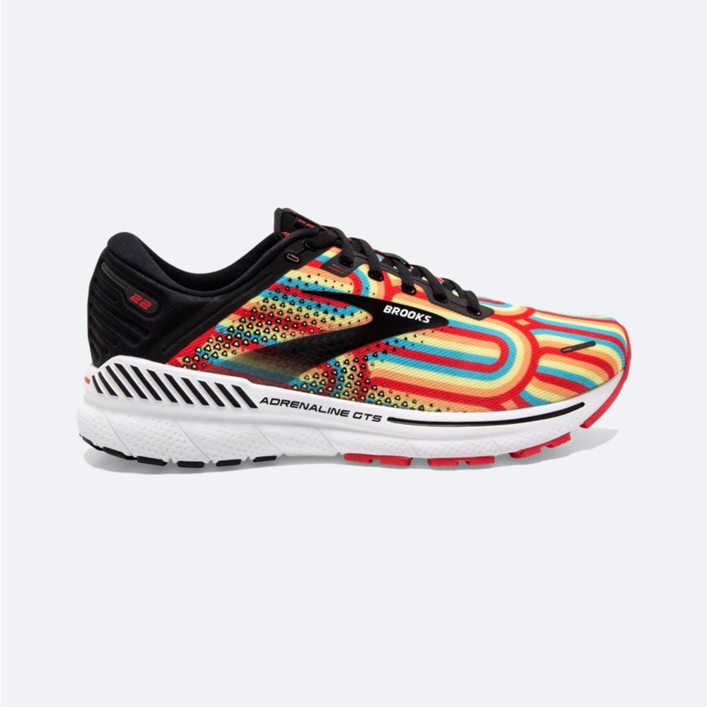 Brooks Adrenaline GTS 22 Limited Edition Disco running shoes.
